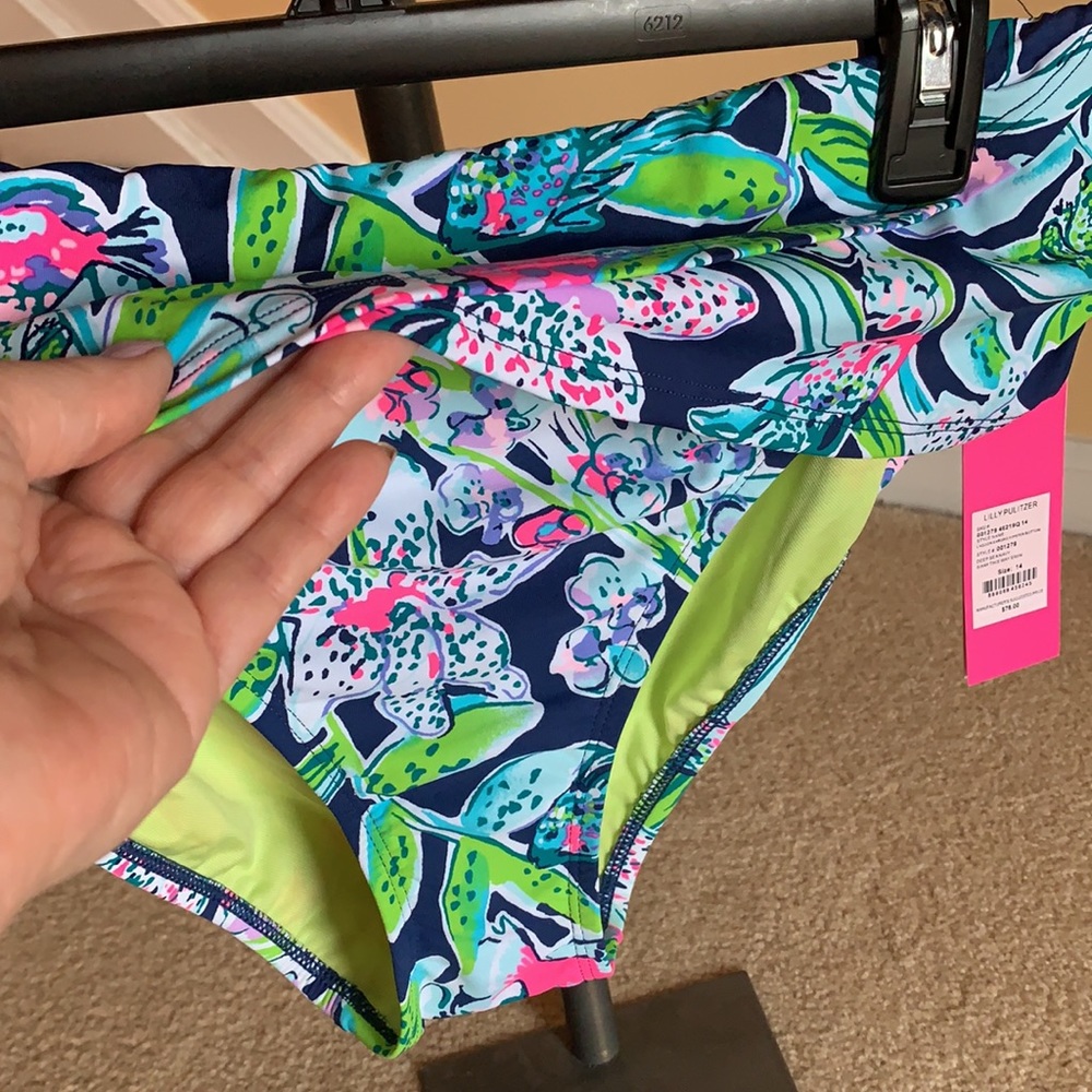 Lilly Pulitzer lagoon sarong hipster bottom - Picture 6 of 10